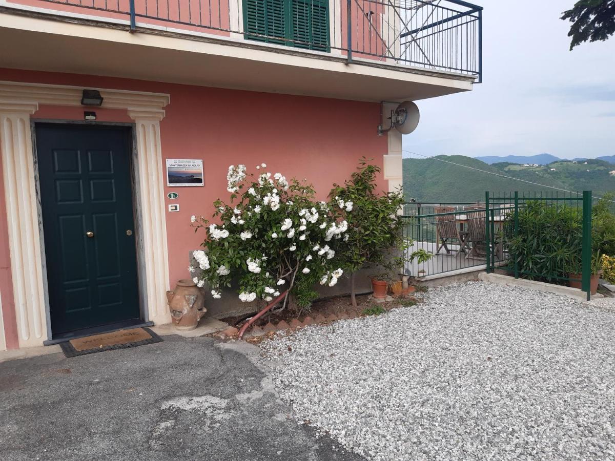 Una Terrazza Sul Golfo Sestri Levante Exteriör bild